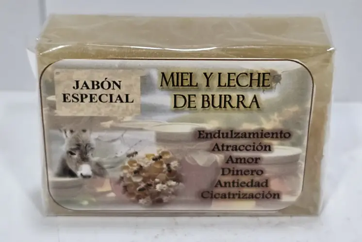 Jabón Miel y leche de burra